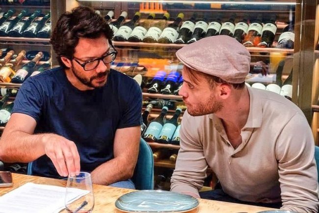 Kerem Bursin i Alvaro Morte - Istanbul i Profesor!