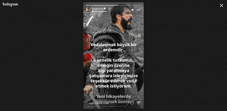 Burak Ozcivit se oprostio od serije Kurulus Osman!
