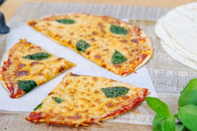 Tortilja pizza recept