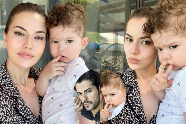 Prelepe slike Fahriye Evcen i njenog sina Karana (FOTO)