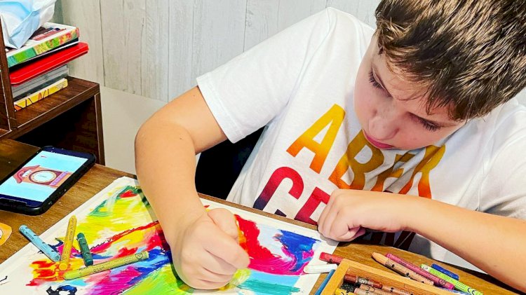 Viktor Bevanda, autistični dečak koji sa 12 godina stvara prava umetnička dela!