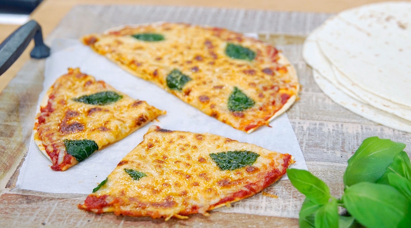 Tortilja pizza recept TVExposed